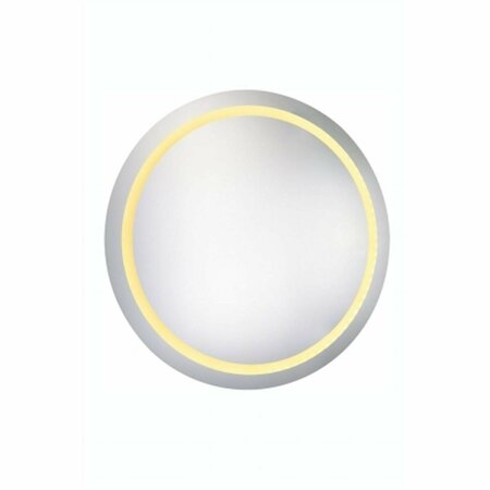 BLUEPRINTS 30 in. Dimmable 3000K Round LED Electric Mirror BL2963674